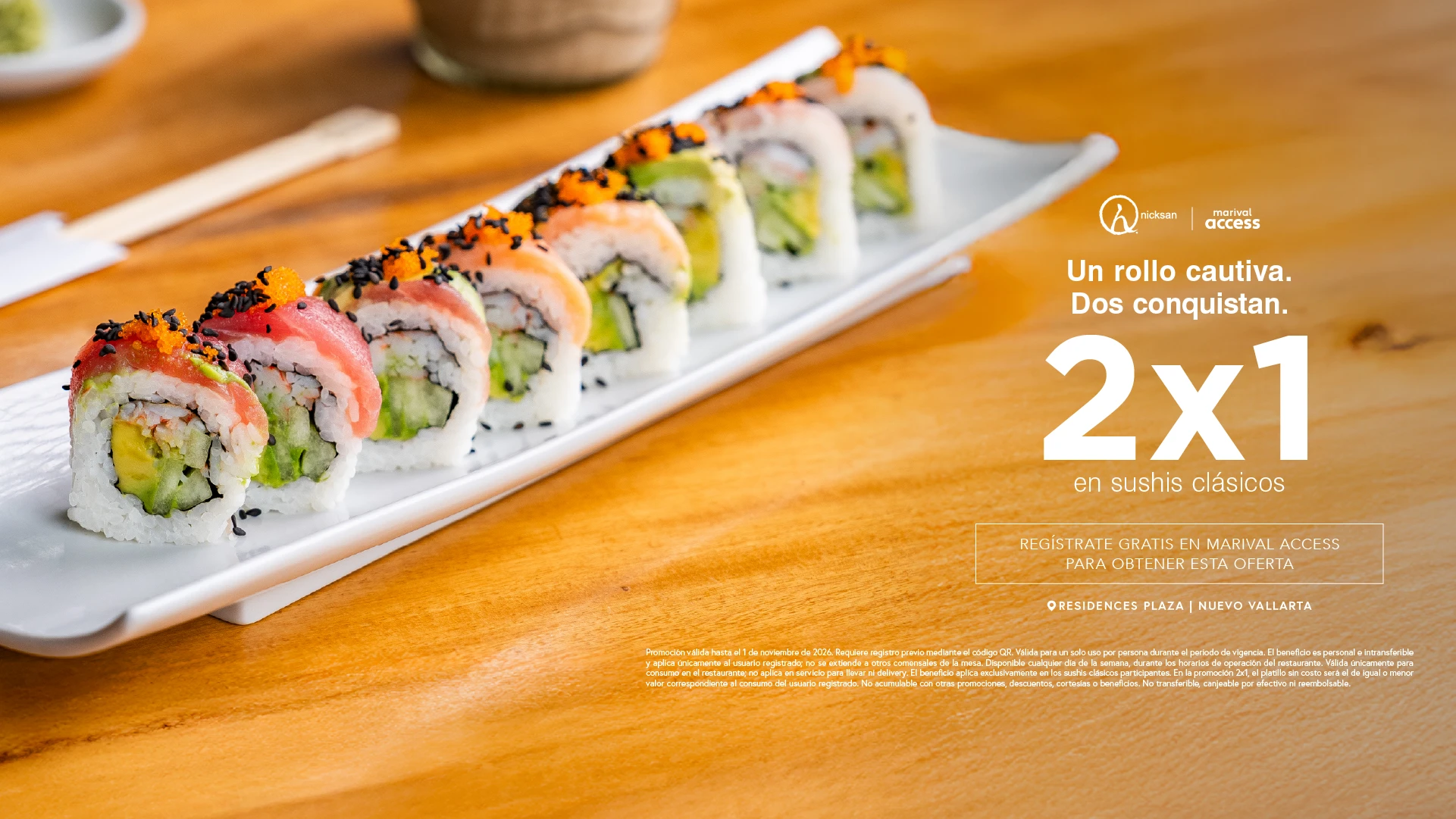 Sushi Nicksan Nuevo Vallarta